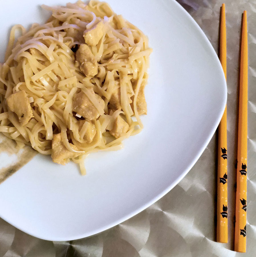 Poulet au lait de coco et citronnelle